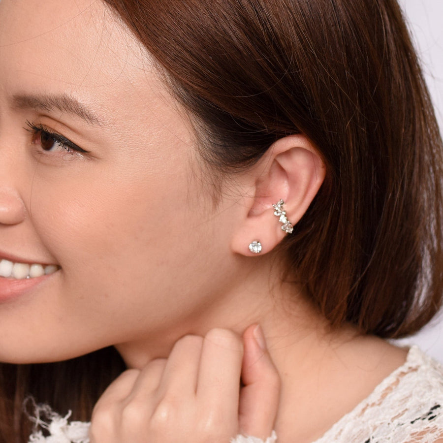 Linda Ear Jacket | Silver