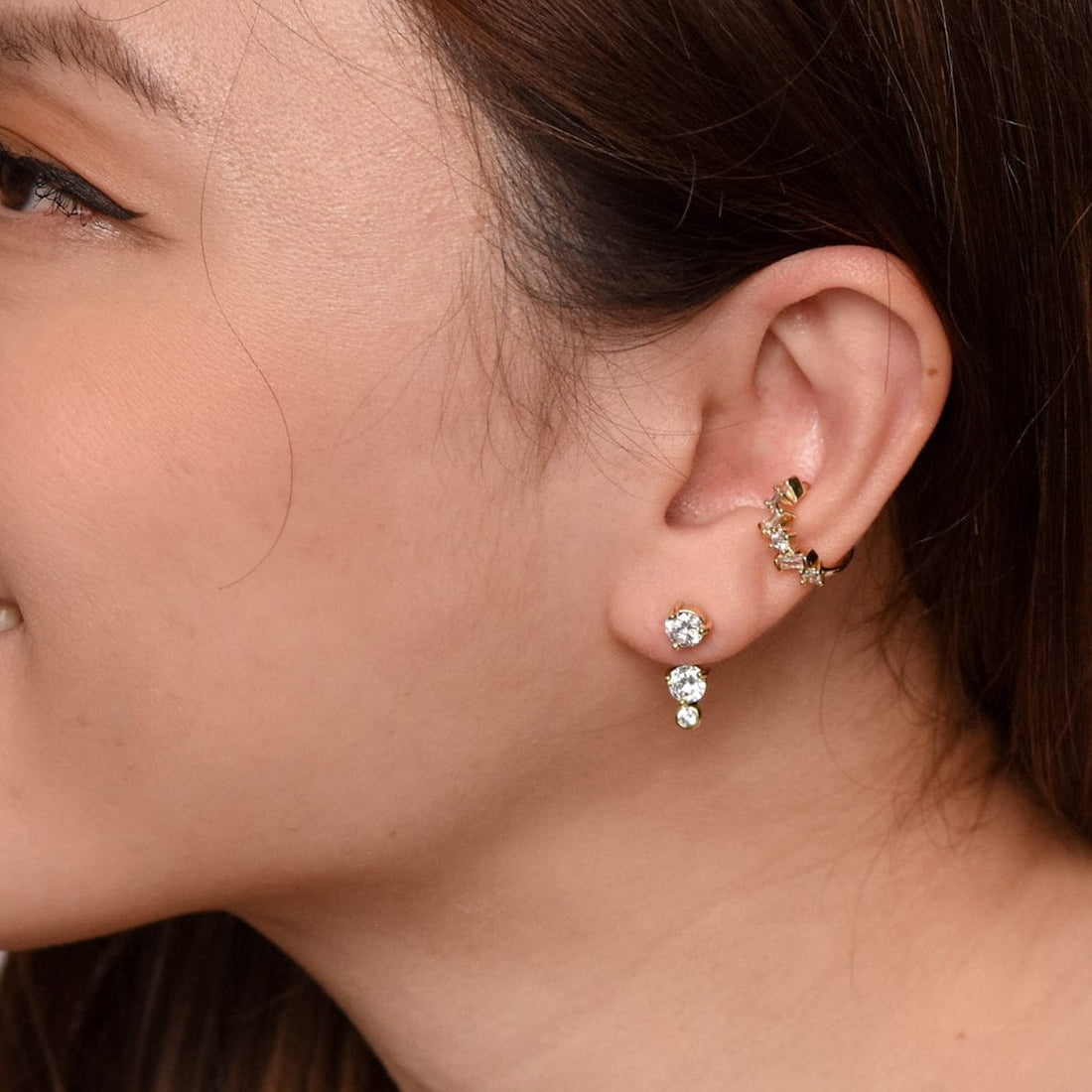 Linda Ear Jacket | Gold
