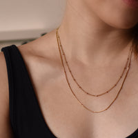 Lara Baby Beaded Necklace | Gold