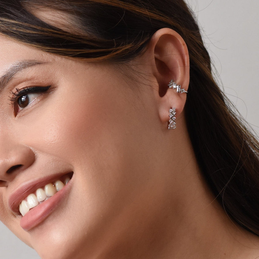 Zoe Hoops | Silver