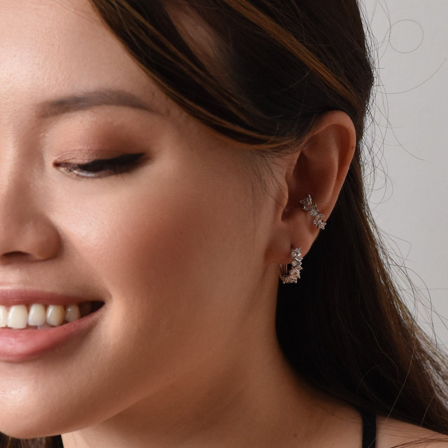 Zoe Hoops | Silver