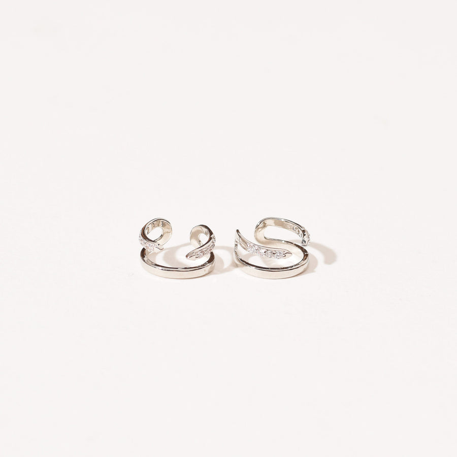 Eva Ear Cuffs | Silver