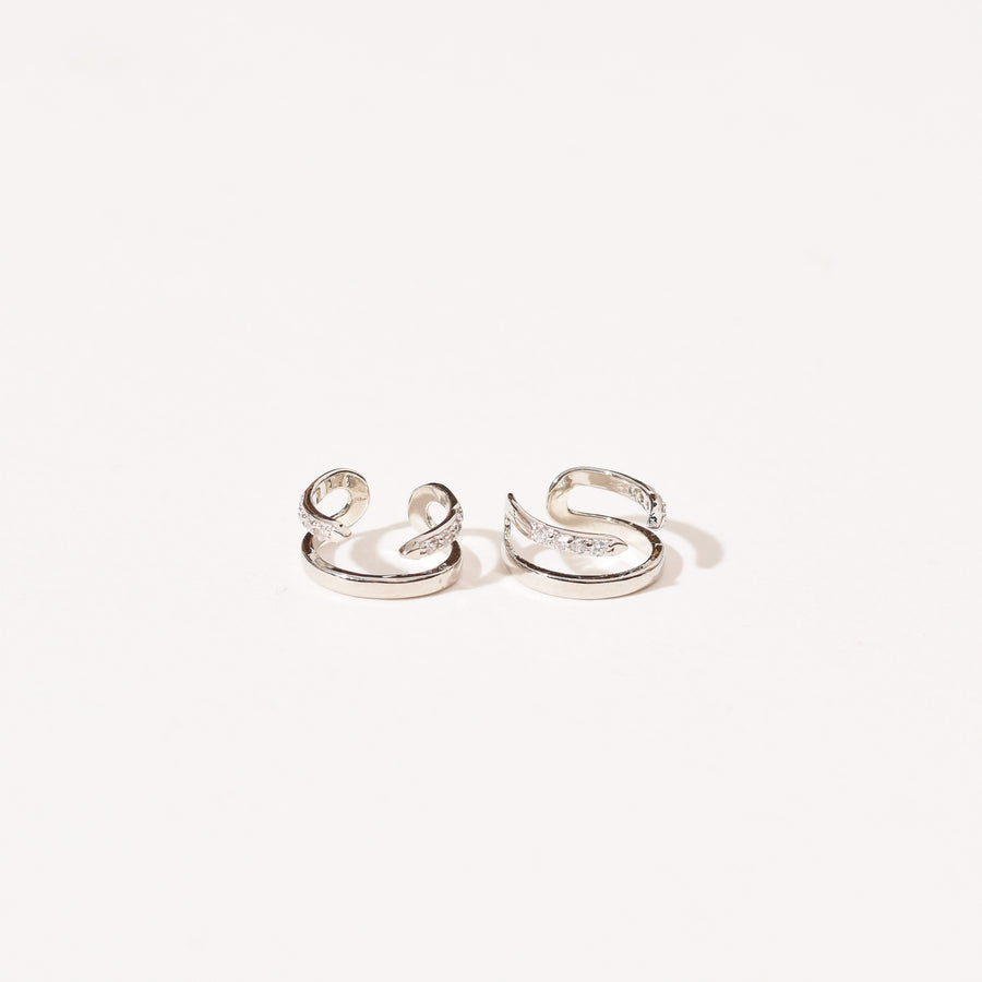 Eva Ear Cuffs | Silver