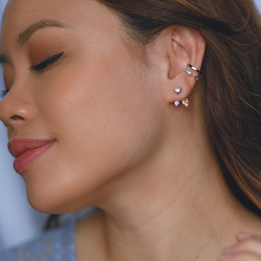 Water Lily Ear Jacket | Silver