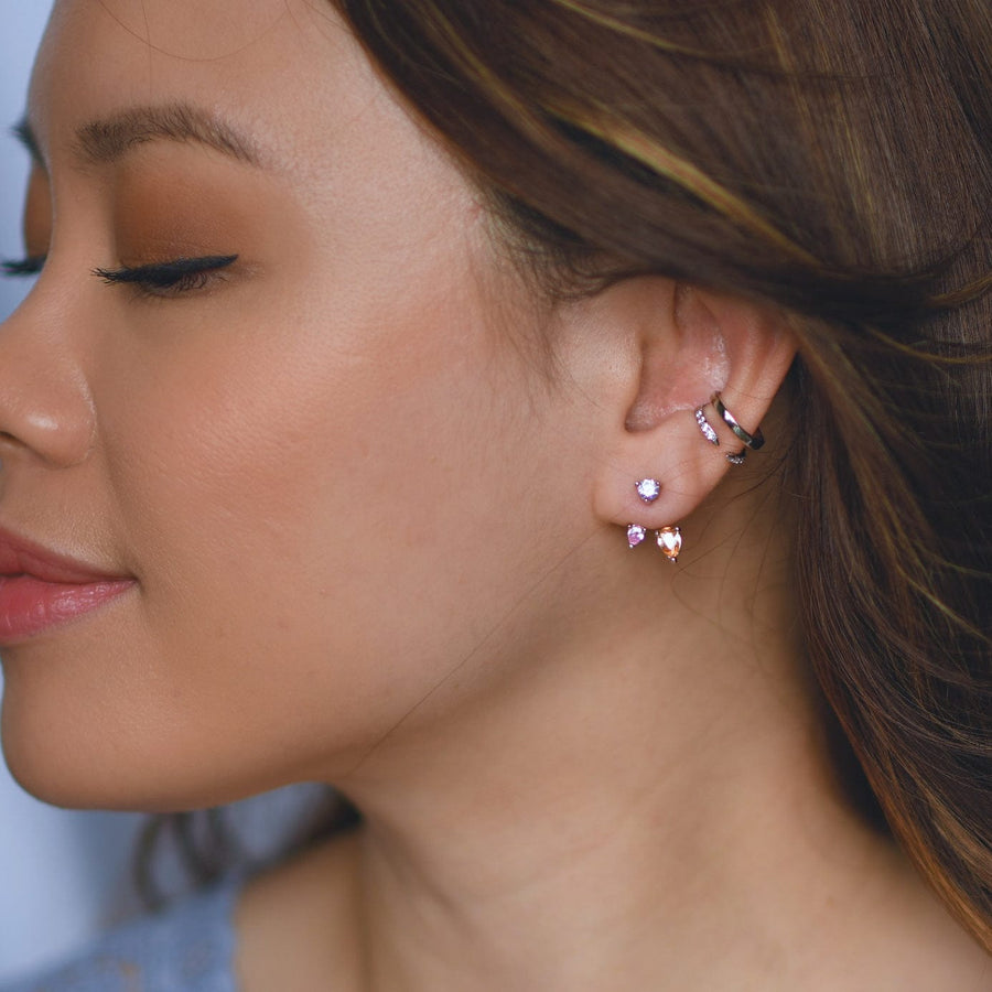 Water Lily Ear Jacket | Silver