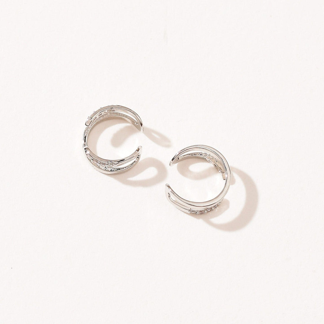 Eva Ear Cuffs | Silver