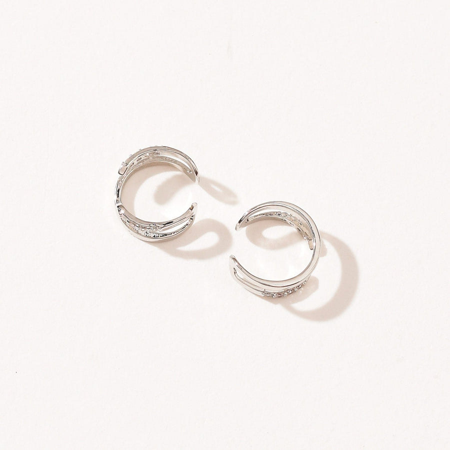 Eva Ear Cuffs | Silver