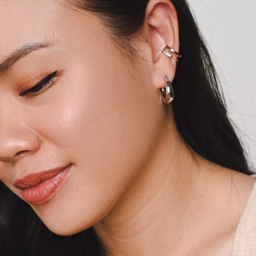 Eva Ear Cuffs | Silver