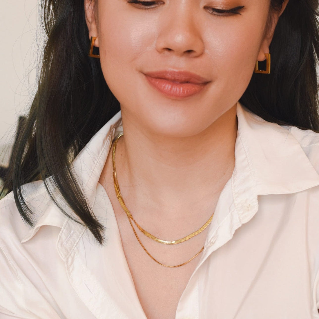Gemma Layered Necklace | Gold