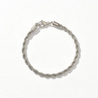 Lucia Rope Bracelet/Anklet | Silver