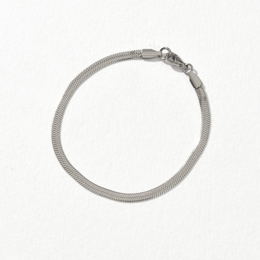 Ally 4MM Anklet | Silver