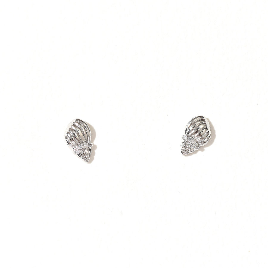 Seseh Conch Stud | Silver