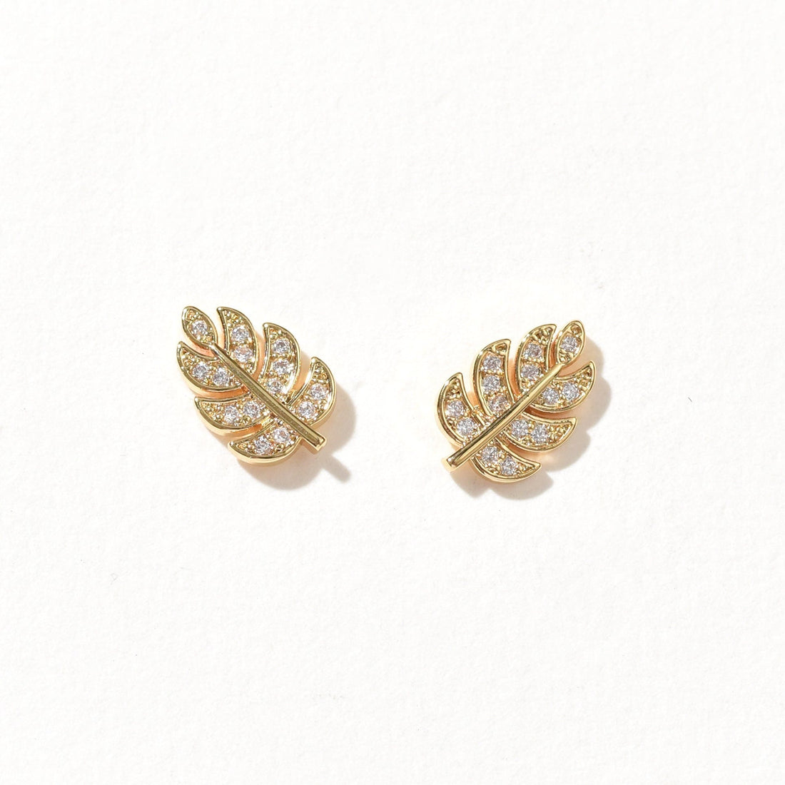 Daun Monstera Stud | Gold