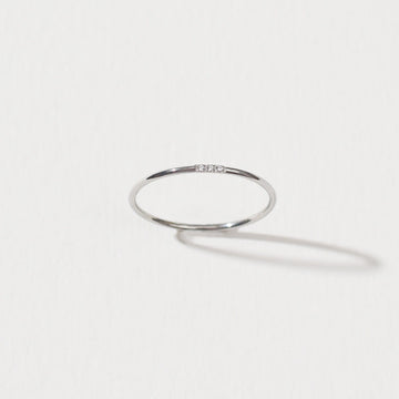 Jules Ring | 3 Stones Silver