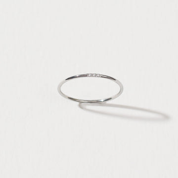 Jules Ring | 3 Stones Silver