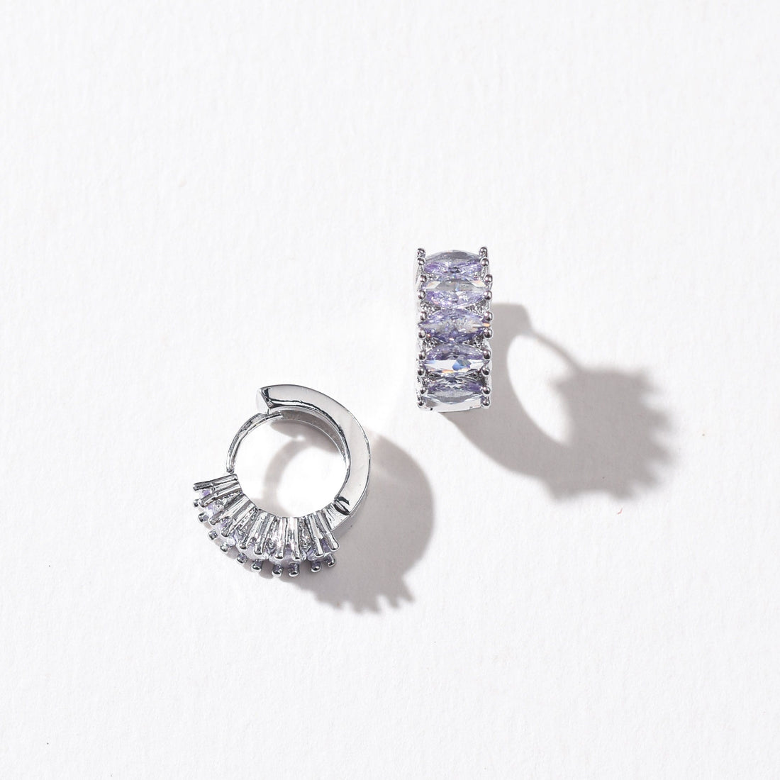 Jada Hoops | Lavender Silver