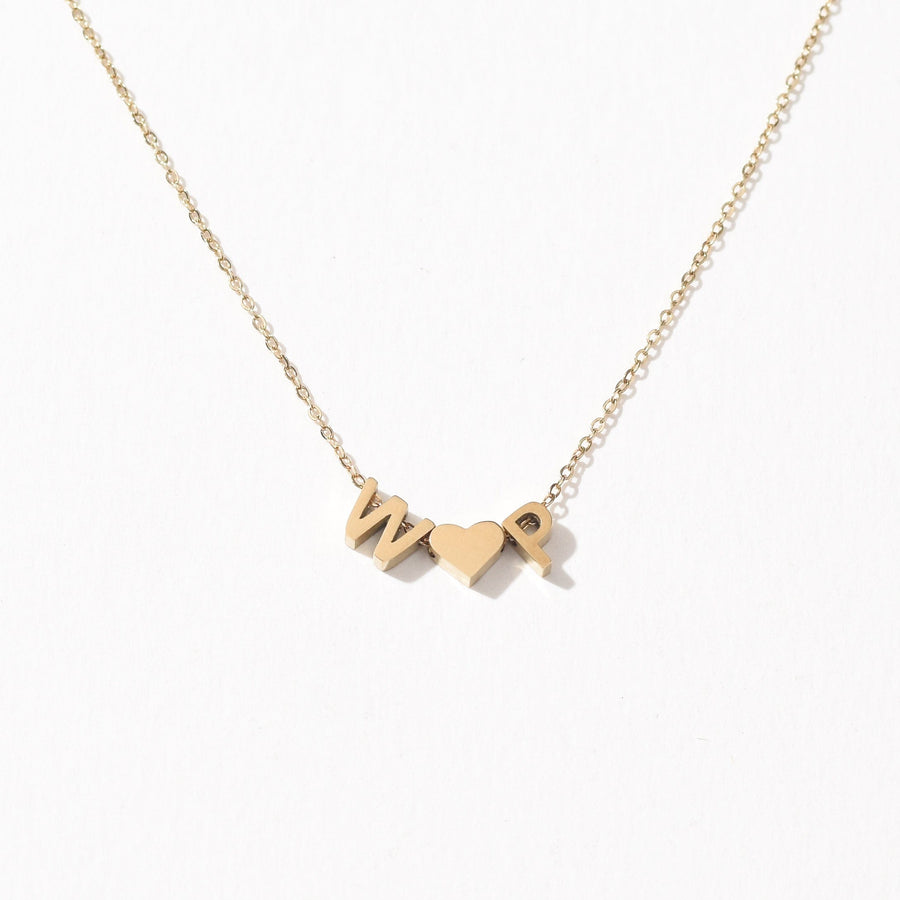 Love Letter Necklace | Gold