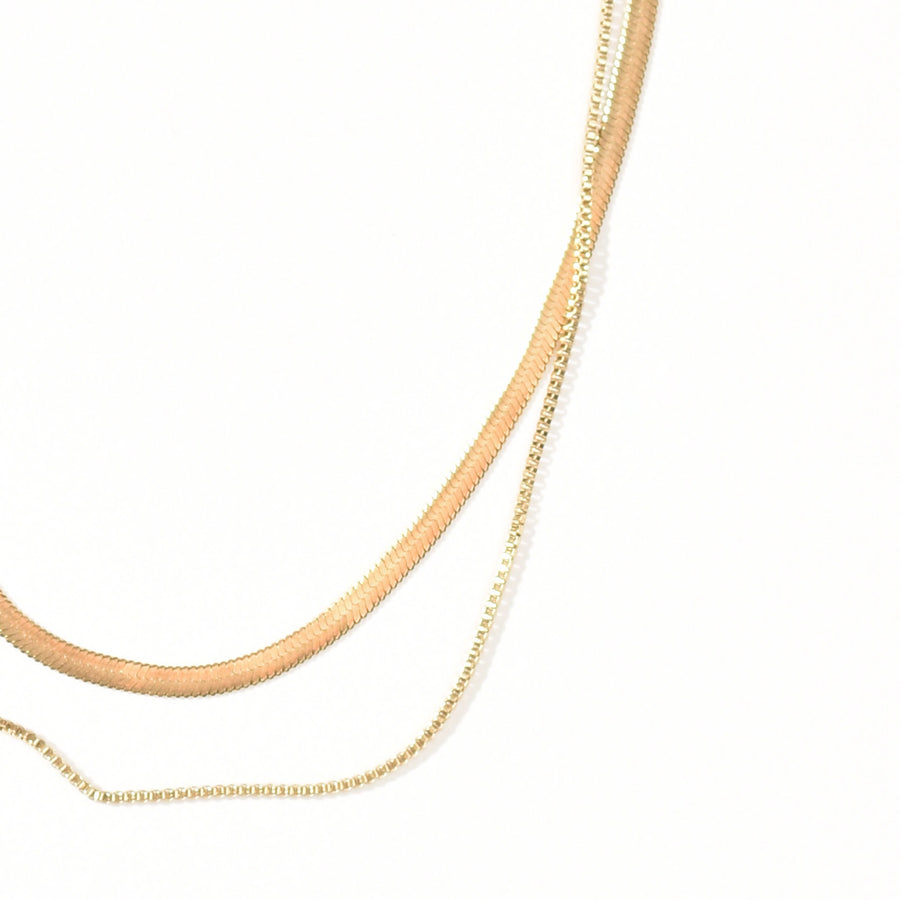 Gemma Layered Necklace | Gold