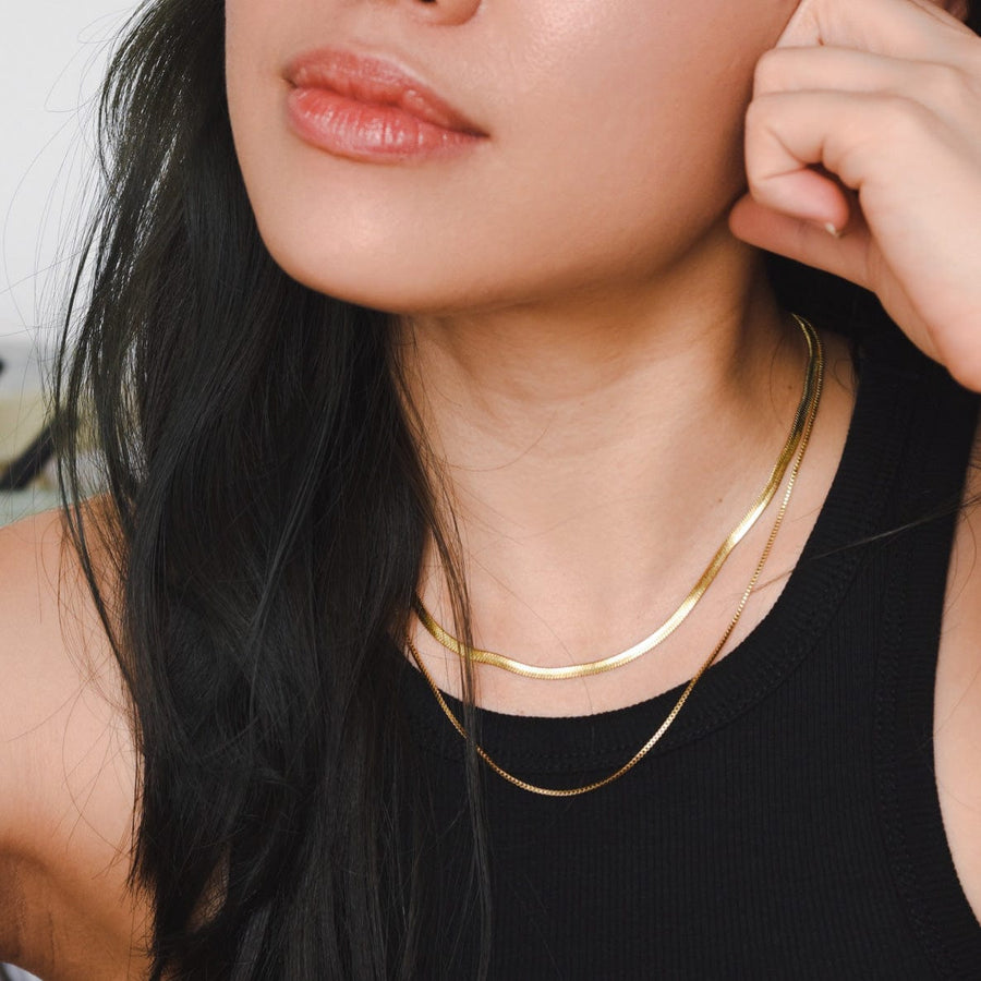 Gemma Layered Necklace | Gold