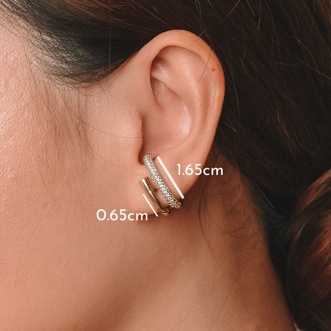 I See Double Pave Studs