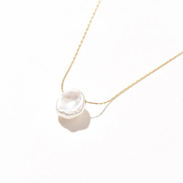 Shyla Faux Pearl Necklace | Gold