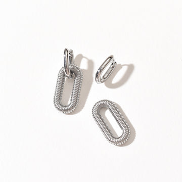 Claudia 2-in-1 Dangle | Silver SST