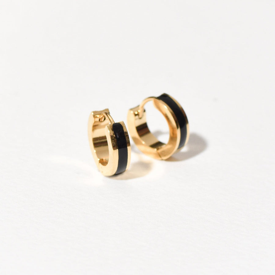 Lena Huggie Black | Gold SST