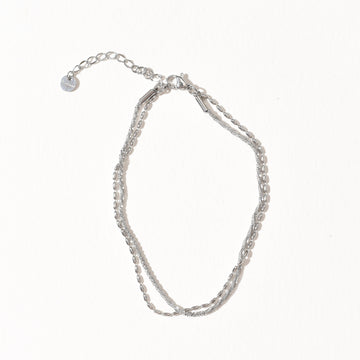 Ada Anklet | Silver